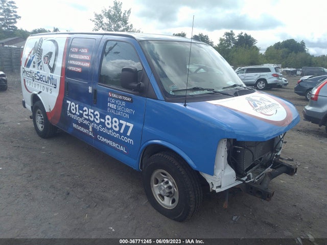 2018 CHEVROLET EXPRESS 2500 WORK VAN VIN: 1GCWGAFPXJ1265584