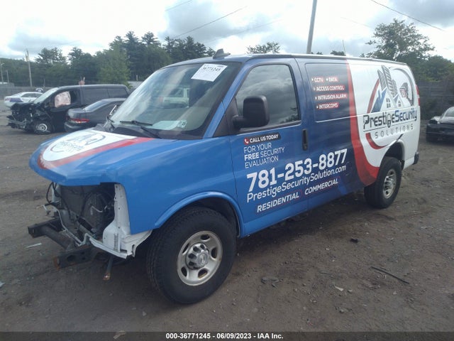 2018 CHEVROLET EXPRESS 2500 WORK VAN VIN: 1GCWGAFPXJ1265584