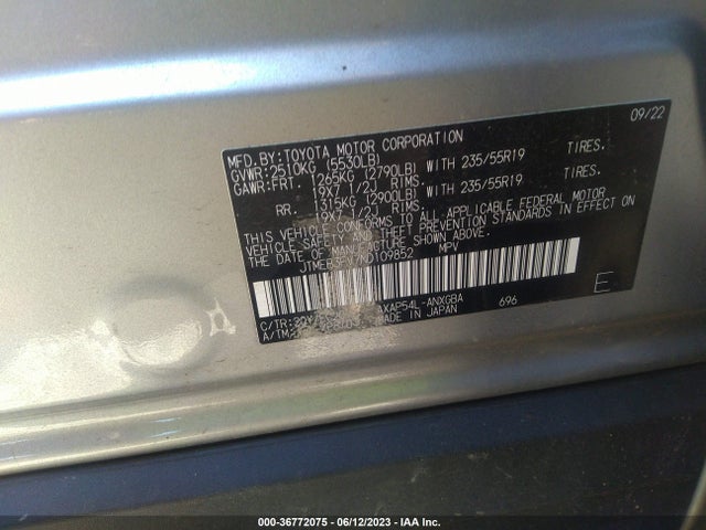 2022 TOYOTA RAV4 PRIME XSE VIN: JTMEB3FV7ND109852