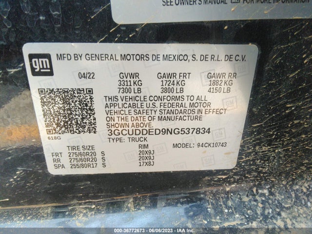 Chevrolet Silverado 1500 Lt 2022 3GCUDDED9NG537834 Image 9