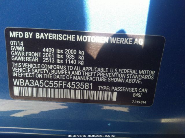 WBA3A5C55FF453581 BMW 3 Series 328i