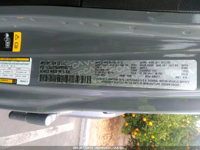 1C4JJXP64MW643717 Jeep Wrangler 4xe Unlimited Sahara