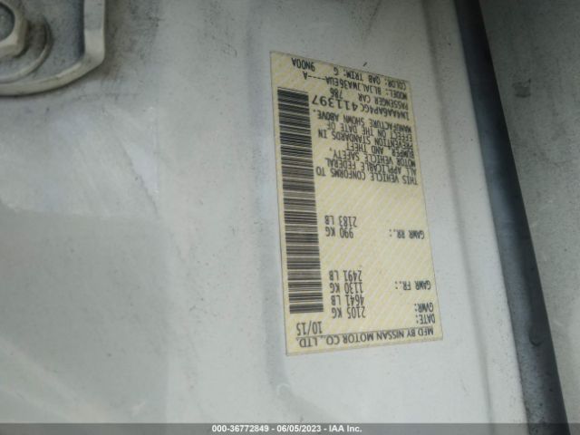 1N4AA6AP4GC411397 Nissan Maxima 3.5 Sv