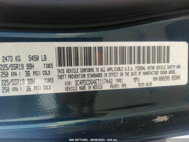 3C4PDCDG4ET117442 Dodge Journey Limited