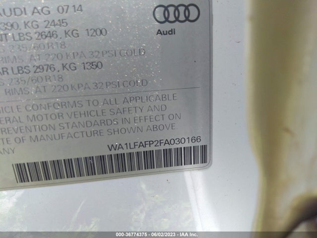 WA1LFAFP2FA030166 Audi Q5 Premium Plus