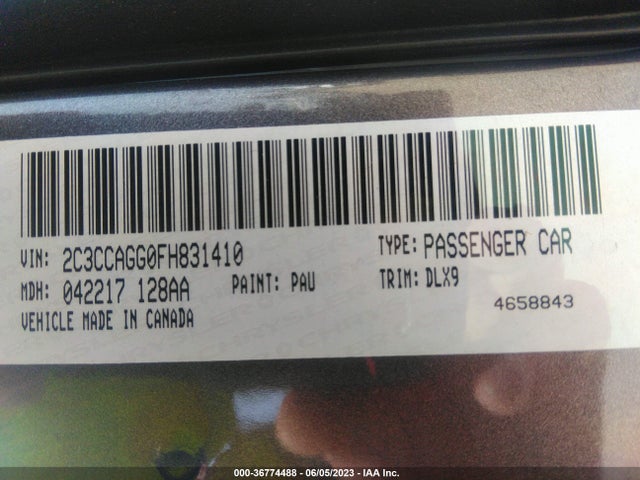 2C3CCAGG0FH831410 Chrysler 300 300s