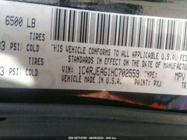 1C4RJEAG1HC702559 Jeep Grand Cherokee Laredo