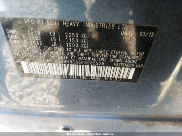 4S3BNBC65F3055928 Subaru Legacy 2.5i Premium