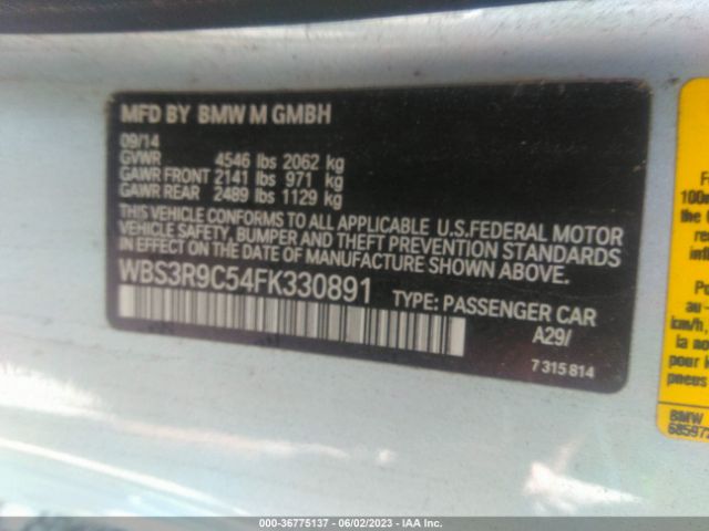 WBS3R9C54FK330891 BMW M4