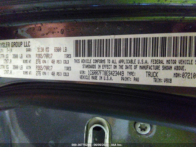1C6RR7FT8ES423449 RAM 1500 Tradesman