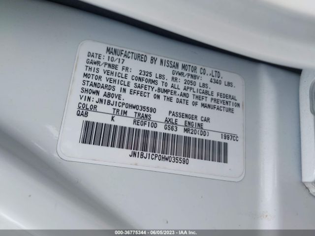 JN1BJ1CP0HW035590 Nissan Rogue Sport Sl