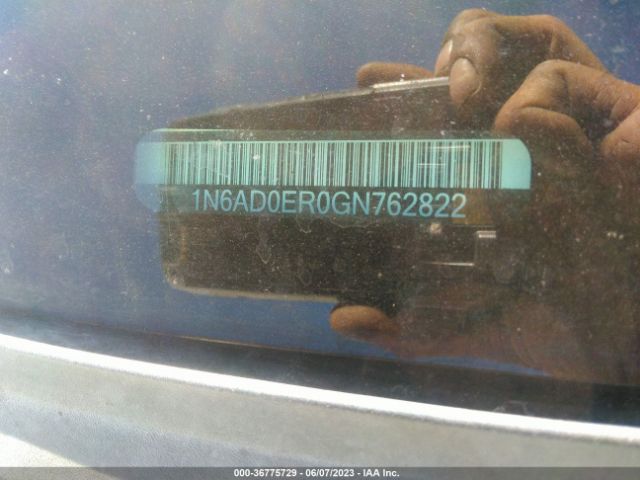 1N6AD0ER0GN762822 Nissan Frontier S/sv/desert Runner/sl