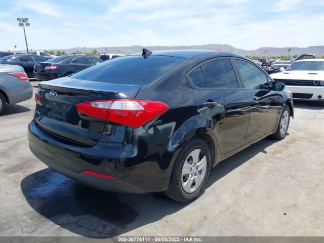 KNAFK4A61G5616301 KIA FORTE LX