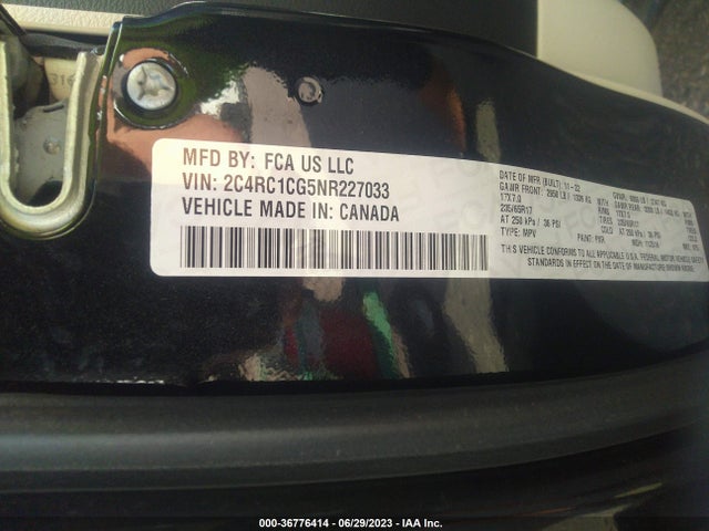 2022 Chrysler Voyager, VIN: 2C4RC1CG5NR227033