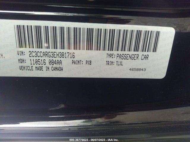 Chrysler 300 2014 2C3CCARG3EH381716 Image 9
