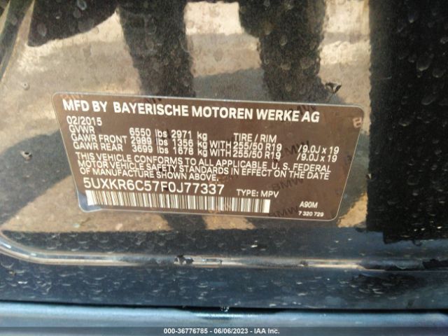 5UXKR6C57F0J77337 BMW X5 Xdrive50i