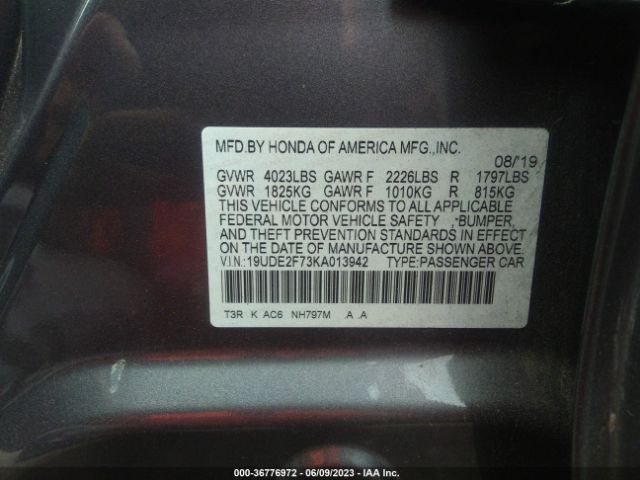 19UDE2F73KA013942 Acura Ilx Pkg