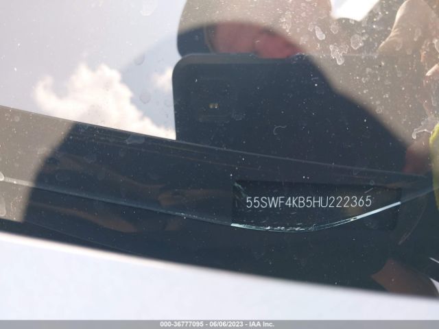 55SWF4KB5HU222365 Mercedes-Benz C-class C 300