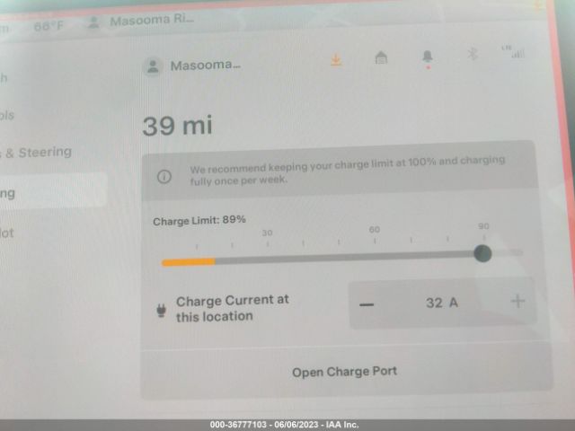 5YJ3E1EA8PF513689 Tesla MODEL 3