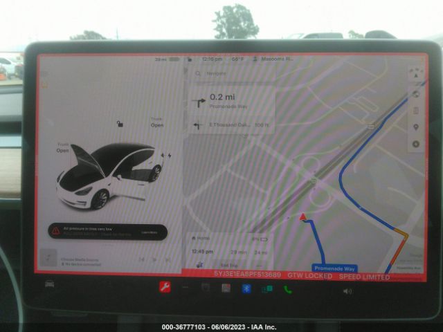 5YJ3E1EA8PF513689 Tesla MODEL 3