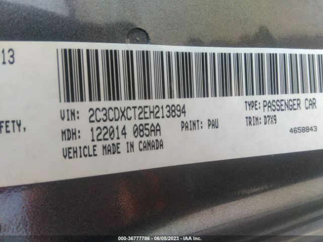 2C3CDXCT2EH213894 Dodge Charger Rt