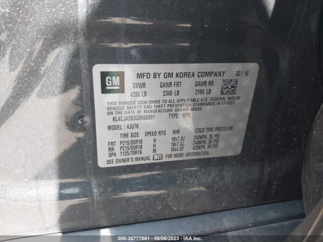Buick Encore 2016 KL4CJASB3GB666891 Image 10