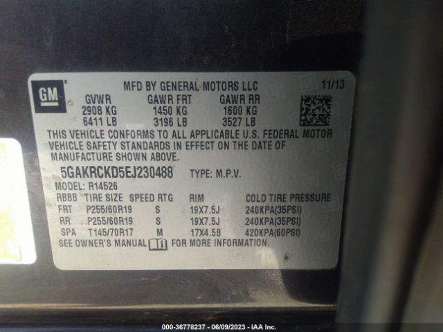 5GAKRCKD5EJ230488 Buick Enclave Premium