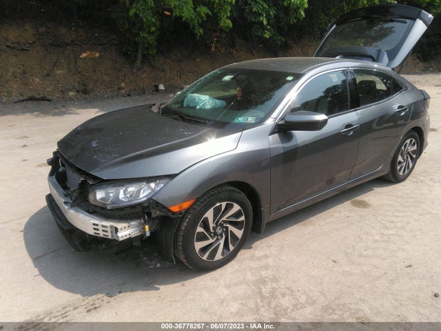 Honda Civic Hatchback Lx 2018 SHHFK7G28JU205295 Image 2