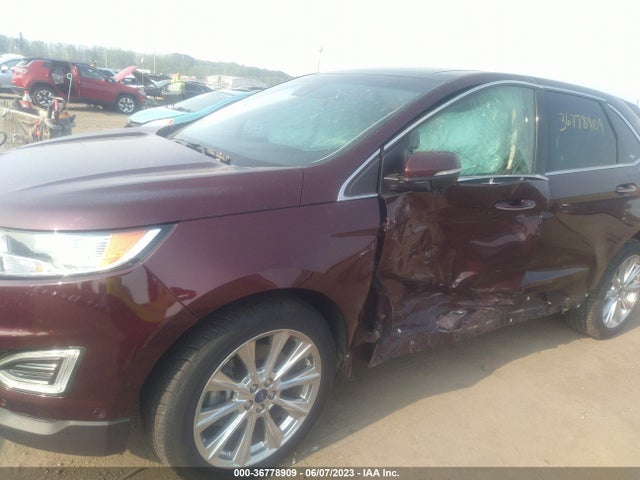 2017 FORD EDGE TITANIUM VIN: 2FMPK4K85HBC36068