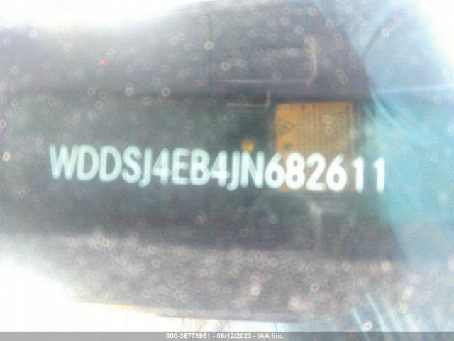 WDDSJ4EB4JN682611 Mercedes-Benz Cla Cla 250