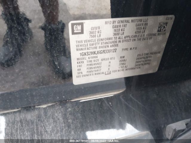 1GKS2HKJ6GR339122 GMC YUKON XL DENALI