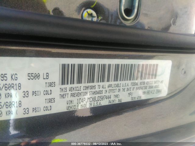 1C4PJMCX8JD507444 Jeep Cherokee Latitude