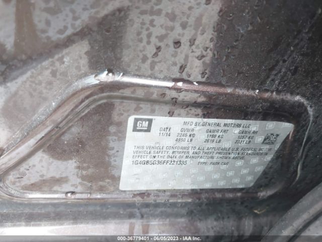 1G4GB5G36FF221335 Buick Lacrosse
