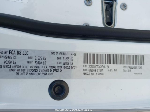 2C3CDXCT3GH246194 Dodge CHARGER R/T