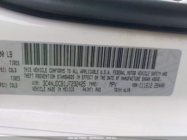 3C4NJDCB1JT232425 Jeep Compass Limited