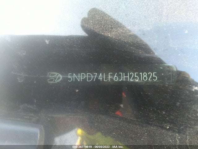 Hyundai ELANTRA SE 2018 5NPD74LF6JH251825 Image 10