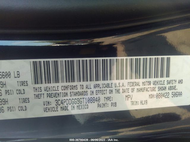 3C4PDDGG9GT108840 Dodge Journey Crossroad Plus