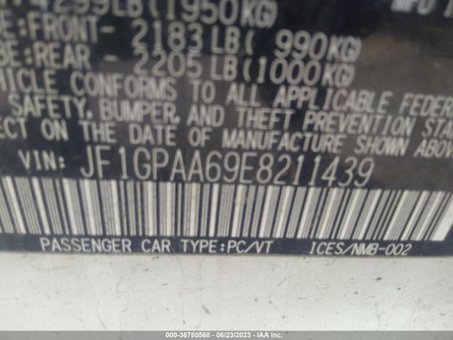 JF1GPAA69E8211439 Subaru Impreza Wagon 2.0i