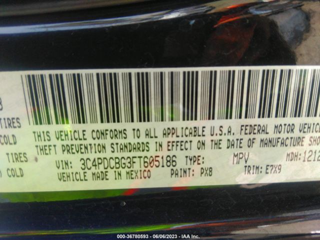 3C4PDCBG3FT605186 Dodge Journey Sxt