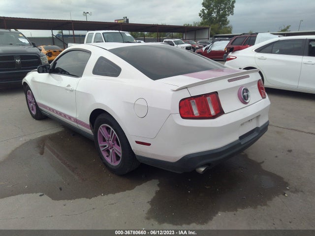 2012 FORD MUSTANG V6 VIN: 1ZVBP8AM5C5245384