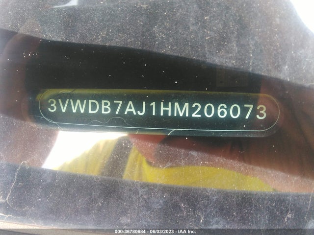 3VWDB7AJ1HM206073 Volkswagen Jetta 1.4t Se