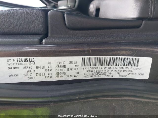 1C4RJFAG8FC171055 Jeep Grand Cherokee Altitude