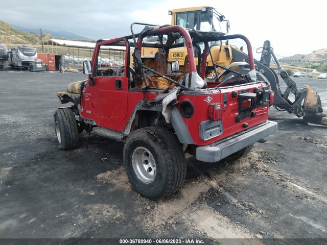 2000 JEEP WRANGLER SPORT VIN: 1J4FA49S4YP702659