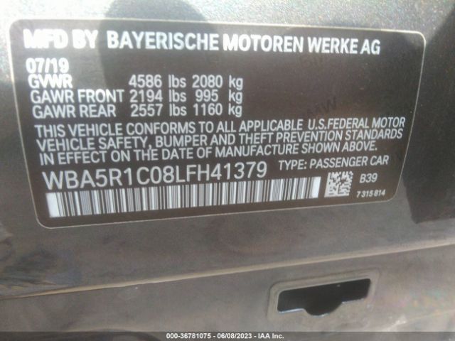 WBA5R1C08LFH41379 BMW 3 Series 330i