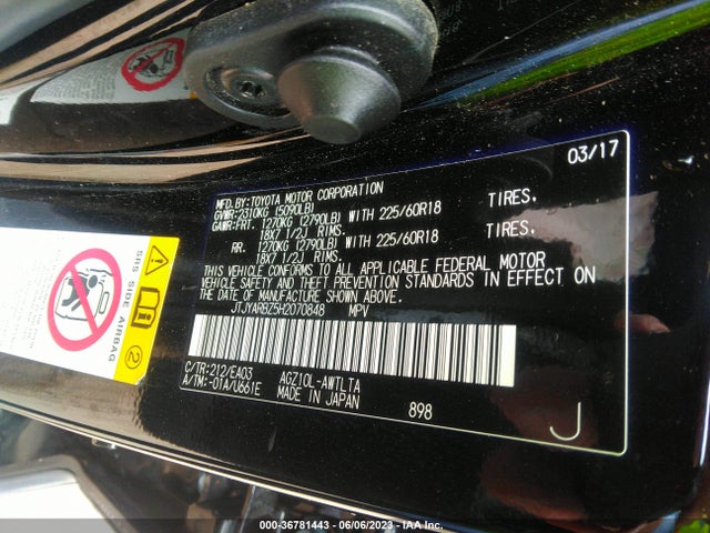 JTJYARBZ5H2070848 Lexus Nx Nx Turbo