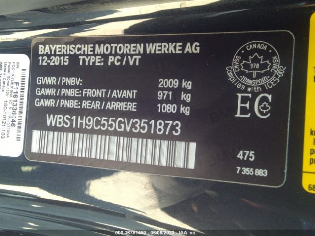 WBS1H9C55GV351873 BMW M2