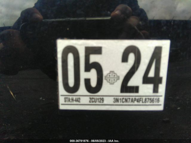 3N1CN7AP4FL875616 Nissan VERSA S