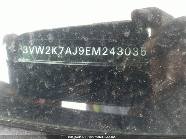 3VW2K7AJ9EM243035 Volkswagen Jetta Sedan S