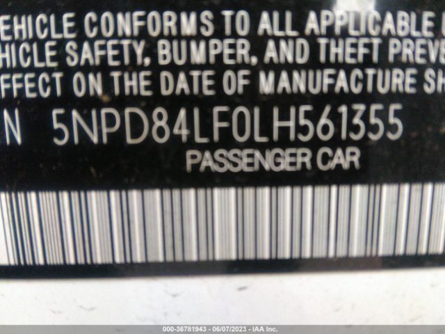 Hyundai ELANTRA SEL 2020 5NPD84LF0LH561355 Image 10