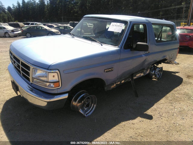 1996 FORD BRONCO U100 VIN: 1FMEU15N9TLB76452